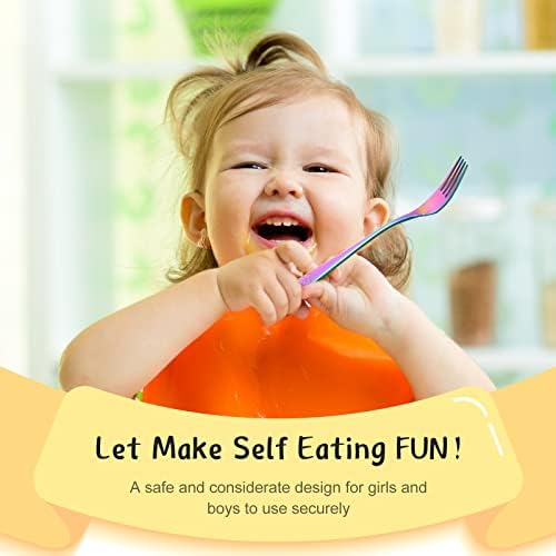 Minatee Rainbow Kids Forks Set