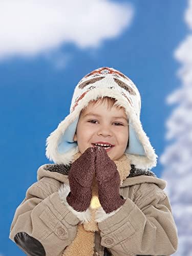 6 Kids Winter Mitten Gloves