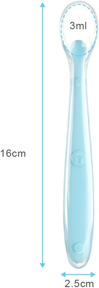 Vicloon Baby Silicone Spoons for 4-6 Month
