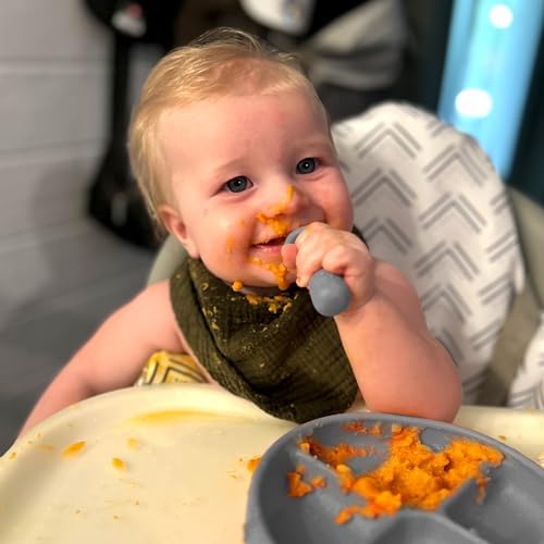 TalkTools ITSY Tiny Silicone Spoons Twin Pack - Perfect for Toddlers Picky Eaters