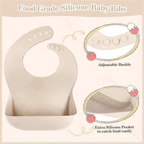 10PCS SILICONE BABY FEEDING SETcount near 10