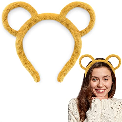 Yellow Bear Non-Slip Plush Hair Accessory
