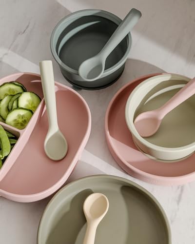 Maison Rue Modern Design For Families - Bobbi Silicone Baby Feeding Spoon Rose