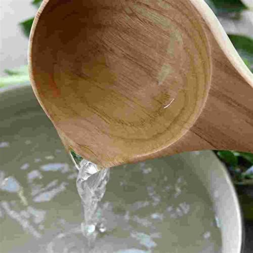 High-Quality Wooden teaspoon for Sauna Hair Kitchen Use NPQPNAFC