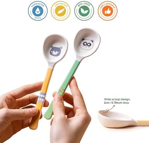 ShopWithGreen Eco Bamboo Kids Spoon Set