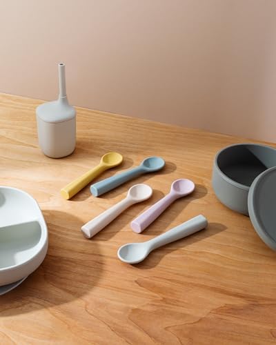 Maison Rue Modern Design For Families - Bobbi Silicone Baby Feeding Spoon Rose