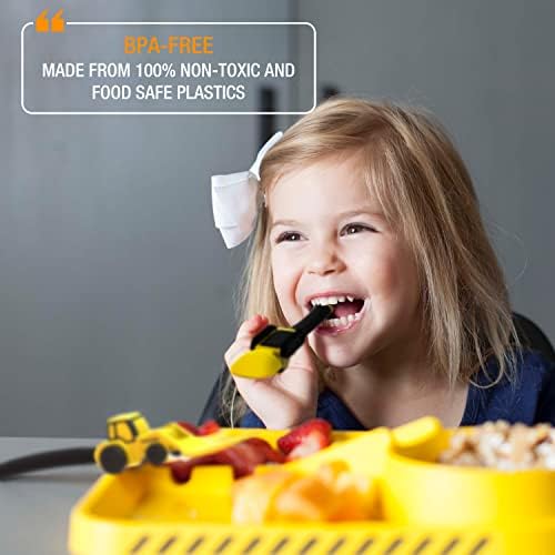 Construction Fun Toddler Utensil Set Loader Tractor
