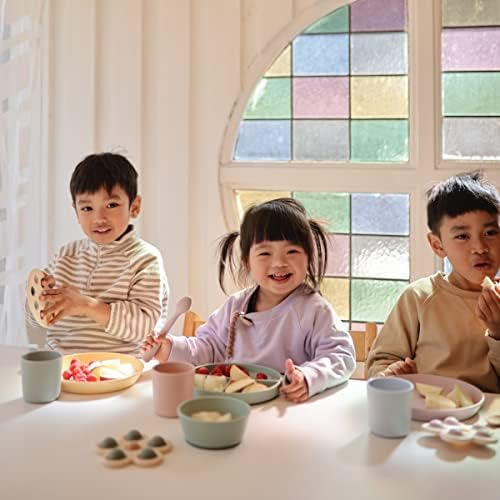 Mushie Flatware Set Creative Kids Fork Spoon Safe dishwasher-friendly