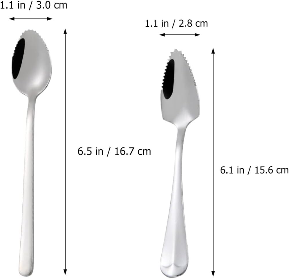 6pcs Stlss Steel Fruit Scraper Set for Babies
