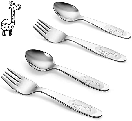 FUNNUO Toddler Spoons and Forks Set