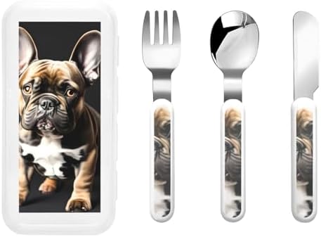 Sturdy Flatware Set with Travel Case for Formal Events