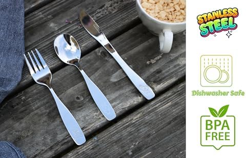 Exzact Childrens Flatware Kids Set 6-Piece