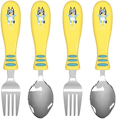 Zak Designs Bluey Kid Flatware Set - Fun for Picky Eaters