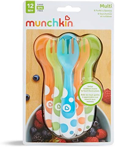 Munchkin Toddler Forks and Spoons 6-Pack