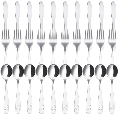 Stainless Steel Dinosaur Kids Flatware Set