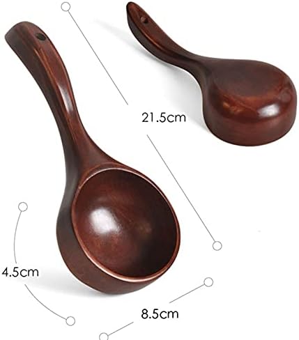 Solid-wood Water Scoop Multi-Purpose Bucket Scoop for Rice and Water