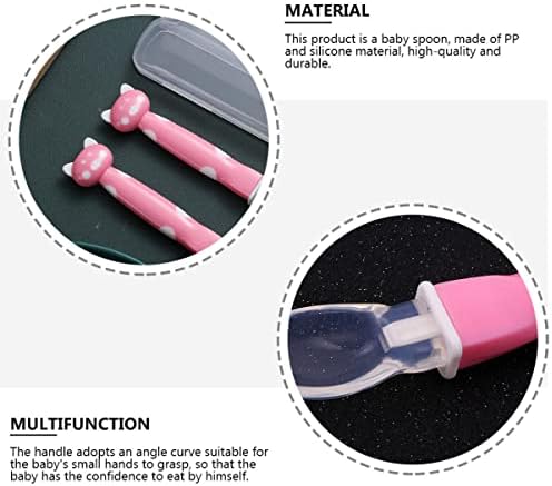 Safe Durable Cartoon Silicone Spoons for Kids