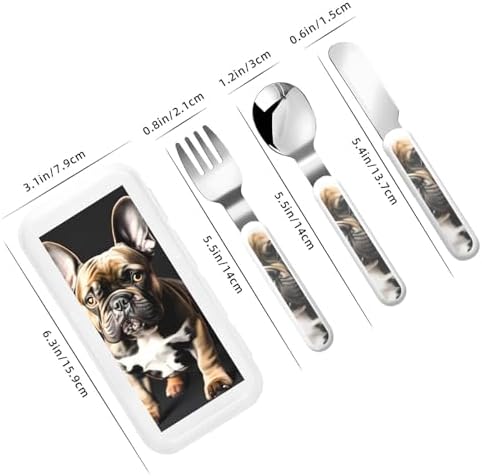 Sturdy Flatware Set with Travel Case for Formal Events