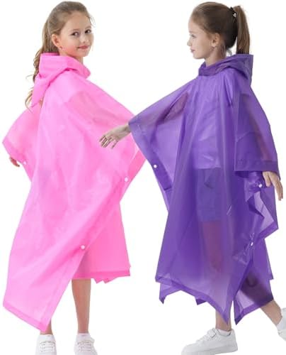 Waterproof EVA Rain Poncho for Kids