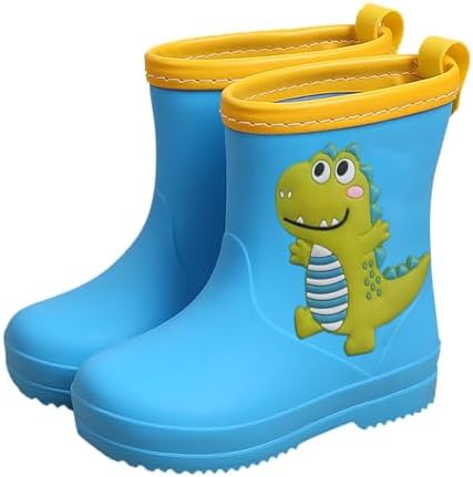 Durable Style Dinosaur Rain Boots for Kids Toddlers