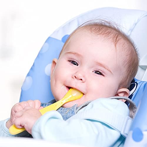 BPA-Free Plastic Toddler Spoons Set of 16 for Kids and Toddlers