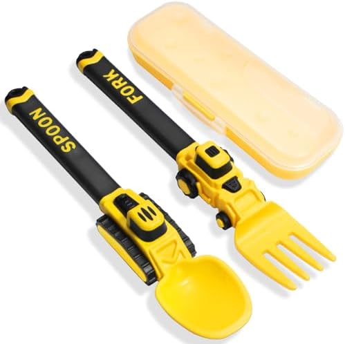 Spotlight on Fun Deinyi Construction Toddler Utensils