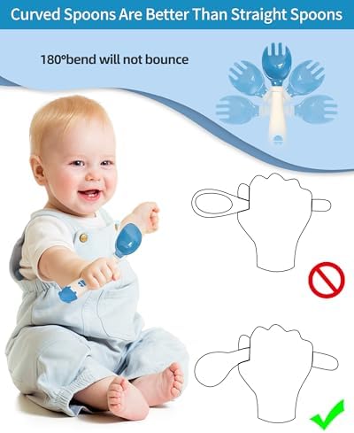 Deejoy Toddler Utensils Set with Travel Safe Case