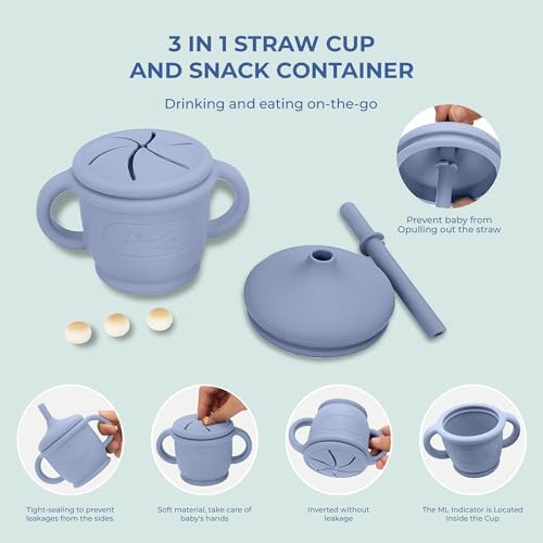 BPA-Free Silicone Baby Feeding Set for Toddlers
