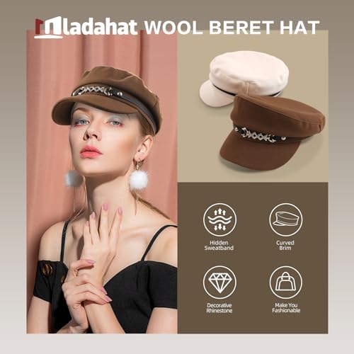 Adjustable Newsboy Hat for Women Fashion Cap