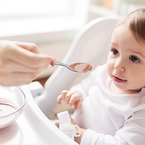 Pimoys 6-Piece Toddler Utensils Set Stainless Steel Baby Flatware