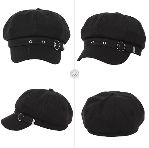 Hoce Womens Vintage Newsboy Cap Beret