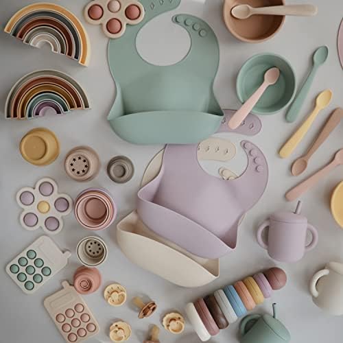 Adorable Silicone Feeding Spoons for Babies Soft Hypoallergenic