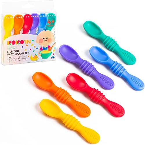 Perfect for Babies 6-Piece Silicone Baby Spoon Set
