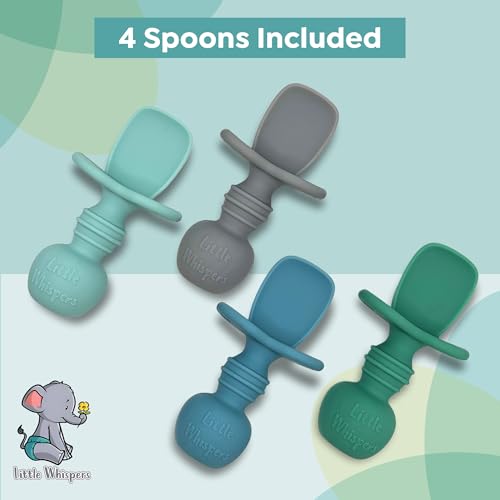 Little Whispers Baby Silicone Spoons