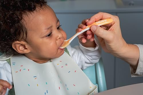 Nuby Heat-Resistant Feeding Spoons for Babies