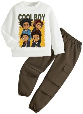 Perfect Fit Boys Comfy Toddler Clothing Set with Cartoon Graphics