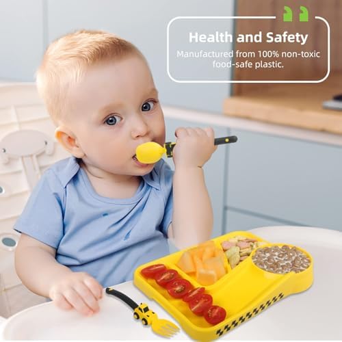 Playful Car Themed Toddler Utensils Set