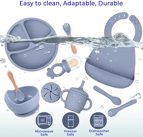 BPA-Free Silicone Baby Feeding Set for Toddlers