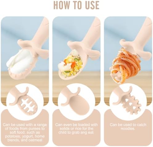 8-Piece Flatware Set for Baby Self-Feeding