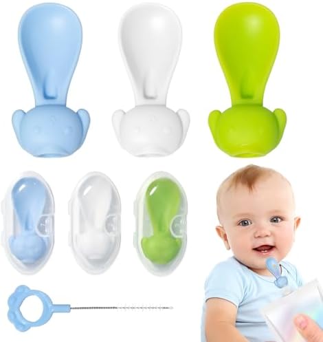 Iacoahh Easy-Clean Silicone Baby Feeder