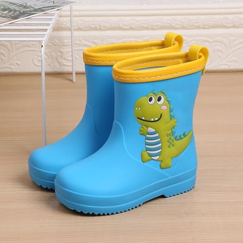 Durable Style Dinosaur Rain Boots for Kids Toddlers