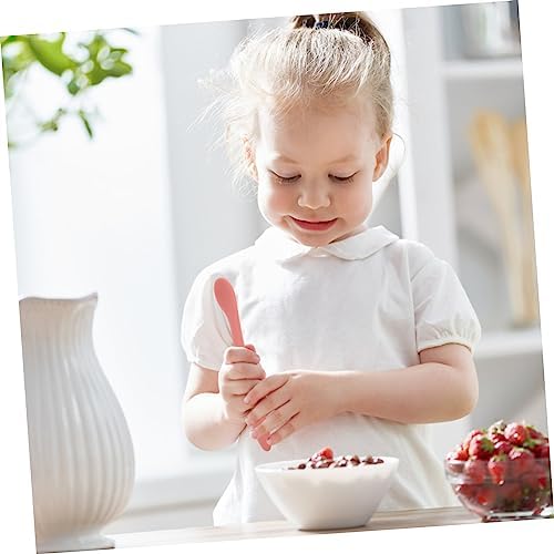 4-Piece Silicone Spoons Trainer Set for Kids