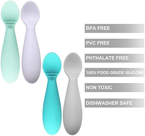 PandaEar 4-Pack BPA-Free Baby Spoons