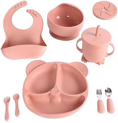 Silicone Baby Feeding Set Safe Perfect for Weaning