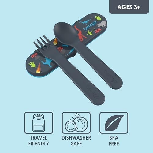 Bentgo Kids Flatware Set - Durable Reusable
