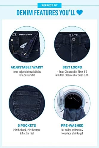 The Childrens Place Boys Comfortable Bootcut Jeans