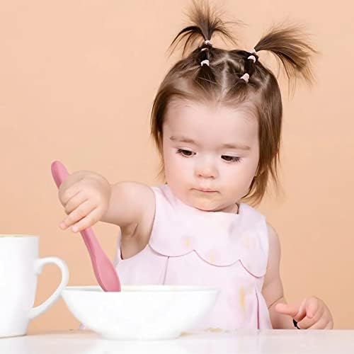 PandaEar silicone baby spoon set self-feeding for infants