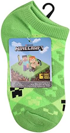 Minecraft Boys 6-Pack Calf Socks