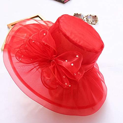 Floral and Feather Womens Beach Sun Hat