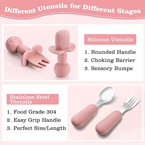 EAIETC Silicone Baby Feeding Set with Suction Bowl for 6 Months